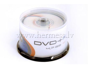 Diski DVD+R 4.7Gb, Cakebox 50gab.